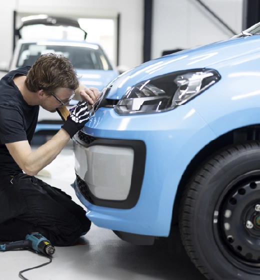 Custom Car Emblem Installation
