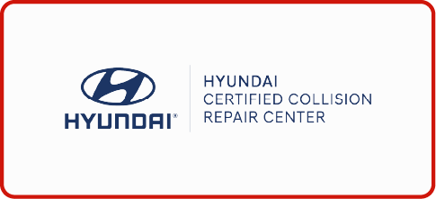Hyundai certified repair logo