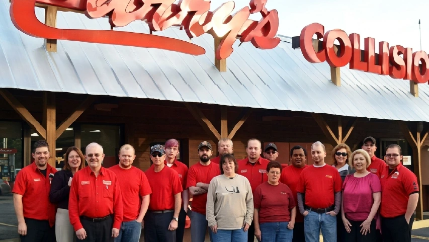 Curry's Collision Team Photo