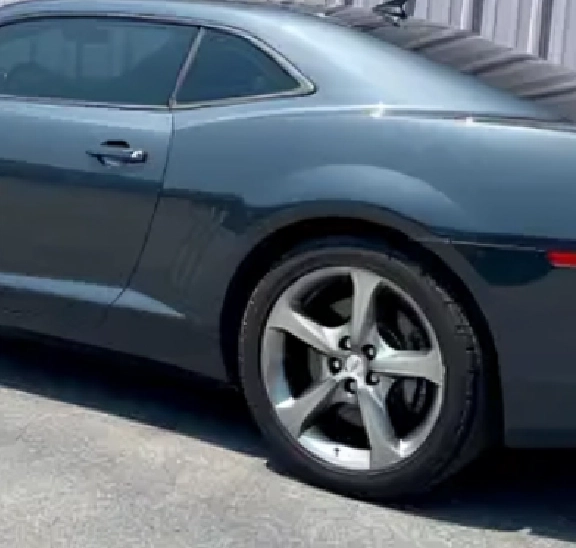 Close-up of car tire