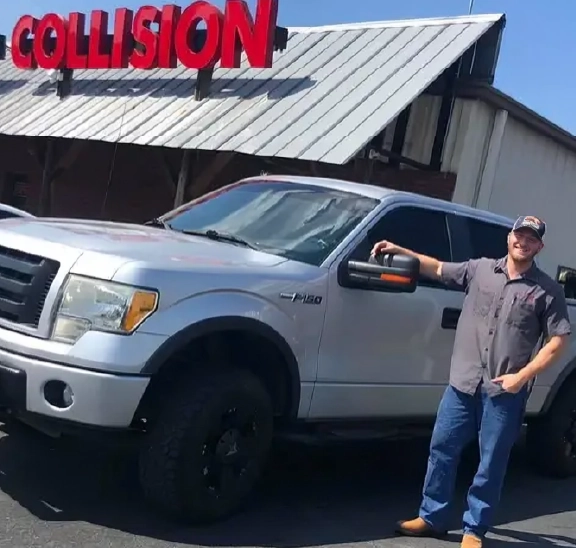 Car headlamp close up