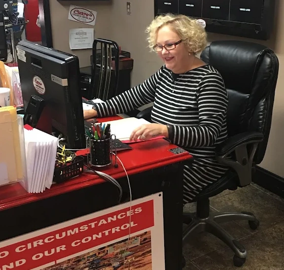 Team of auto mechanics